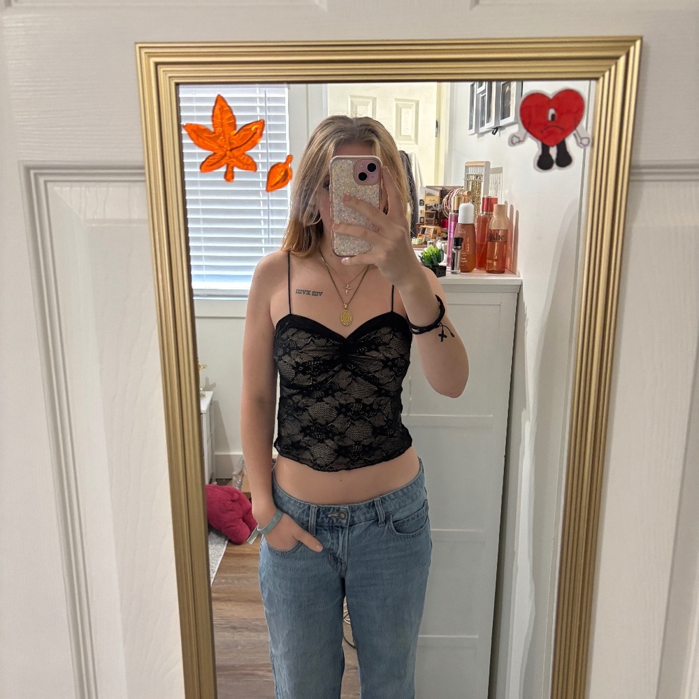 Black Wild Fable Crop Top